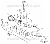 ÖLTANK ASSEMBLY Trail Boss W938527 (4924072407007A)