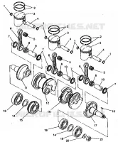 KOLBEN   KURBELWELLE STORM E940782 AND STORM SKS E940582 (49274427440034)