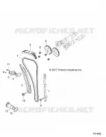 CAM CHAIN AND TENSIONER