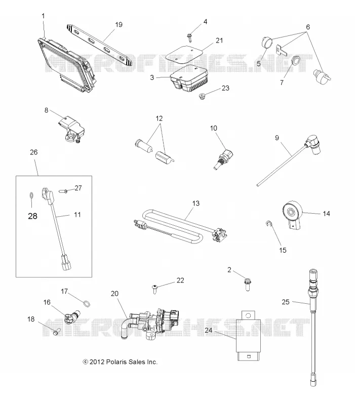 SWITCHES, SENSOREN, ECU and CONTROL MODULES