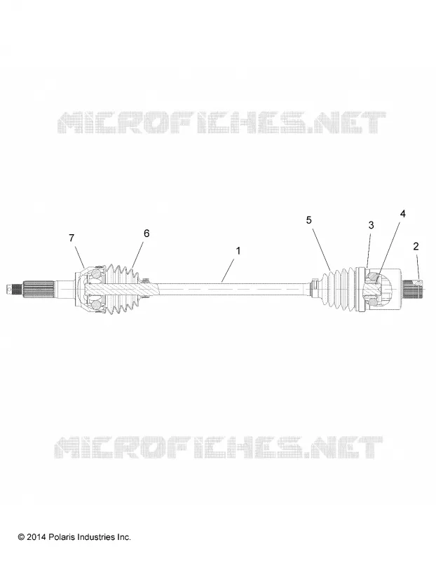 DRIVE TRAIN, HINTERE ANTRIEBSWELLE