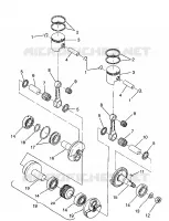 KOLBEN   KURBELWELLE SPORT 0980443 AND SPORT TOURING 0980243 (4942054205C008)