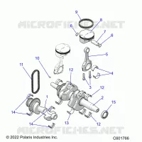 ENGINE, BALANCE SHAFT, KURBELWELLE/PISTON