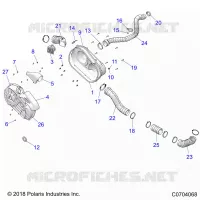 ANTRIEB, CLUTCH COVER AND DUCTING