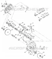 GETRIEBEGEHÄUSE Magnum 4X4 W97AC42A,  Swedish Magnum 4X4 S97AC42E and Norwegian Ma (4940834083C009)