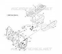 RACK, FRONT AND BUMPER VORNE