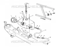 ÖLTANK ASSEMBLY 6x6 400L, SWEDISH S948740 and  NORWEGIAN N948740 (4926812681010A)