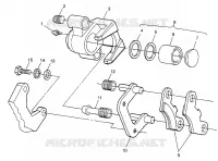 MIDDLE Achsbremse Magnum 6X6 W97AE42A and Swedish Magnum 6X6 S97AE42E (4940754075C003)