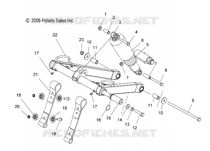 FRONT Drehmomentarm