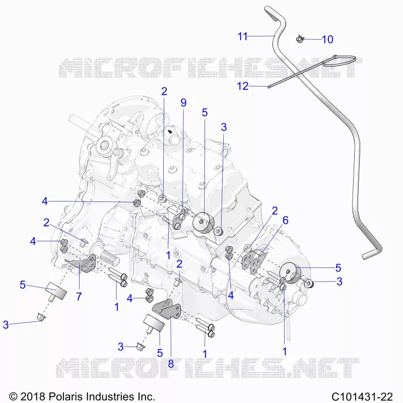 ENGINE, ÃŒBERTRAGUNG MOUNTING & LONG BLOCK