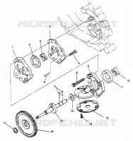ÖLPUMPE SPORTSMAN 500 W969244 and SWEDISH SPORTSMAN 500 S969244 (4936093609D007)