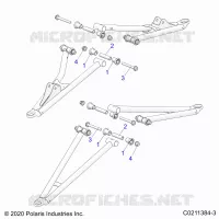 FRONT SUSPENSION A-ARM MOUNTING
