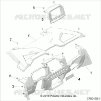 INSTRUMENTENTAFEL, RIDE COMMAND