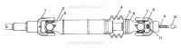 Hintere Antriebswelle  SPORTSMAN 500 W97CH50A (4939993999B004)