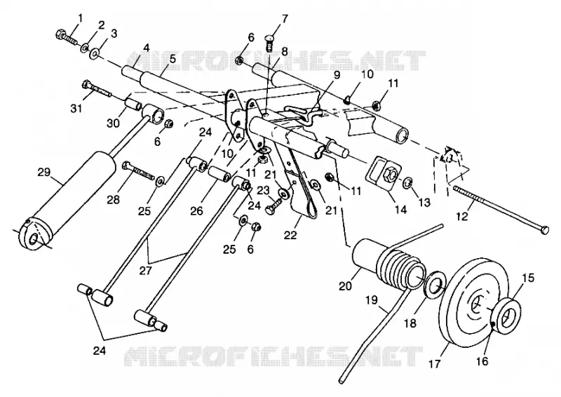 HINTER Drehmomentarm