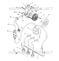 MAGNETO ASSEMBLY XLT/0930767, XLT SP/0930667   XLT SKS/09305673 (4923012301039A)