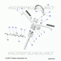 UPPER LENKEN &amp; HANDLEBAR ASM.
