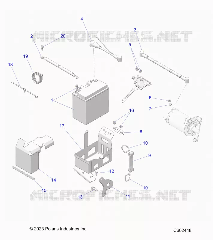 ELEKTRIC, BATTERY BOX ASM.