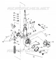 FRONT Verstrebung 4X4 250 W938127 (4924042404013A)