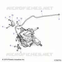 DRIVE TRAIN, MAIN GEARCASE MOUNTING- Z20CHA57A2/E57AM (C700753)