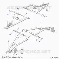 FRONT SUSPENSION CONTROL ARMS