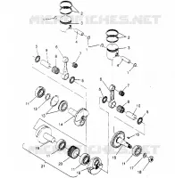 KOLBEN   KURBELWELLE 440 0952760, 440 SKS 0952560,  AND EUROPEAN 440 SKS E (4929032903C010)