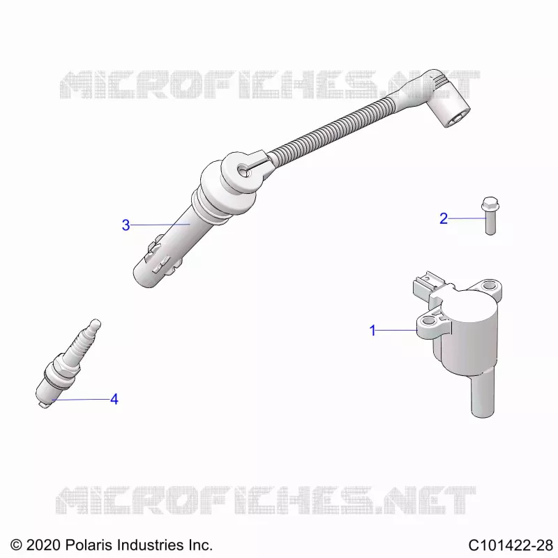 ELEKTRIC, IGNITION COIL, WIRE AND SPARK PLUG