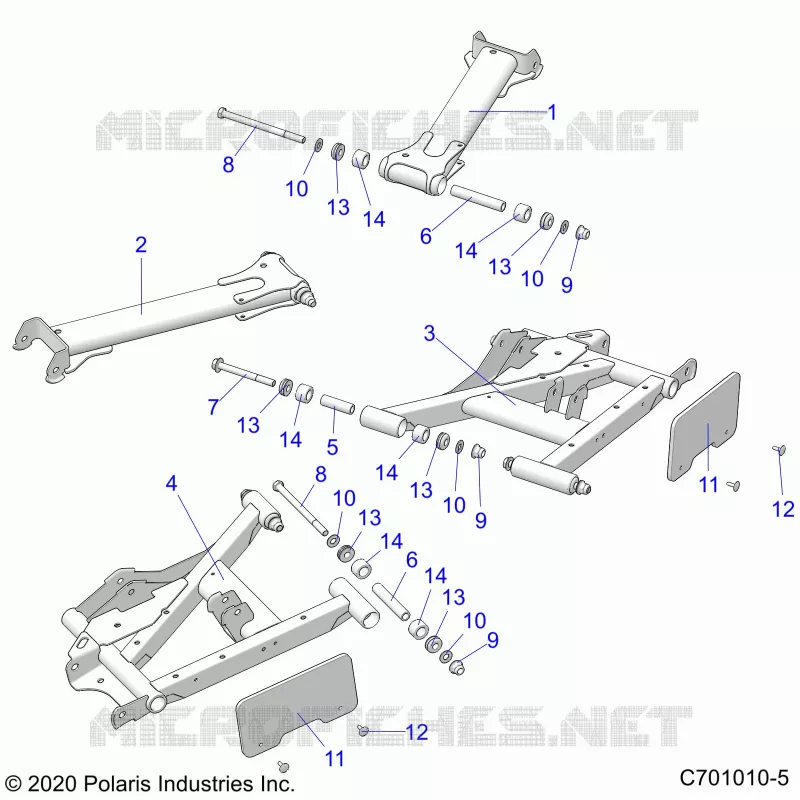 HINTERRADAUFHÃ„NGUNG CONTROL ARMS