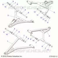 FRONT SUSPENSION CONTROL ARMS