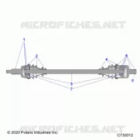 ANTRIEB, HALF SHAFT, FRONT