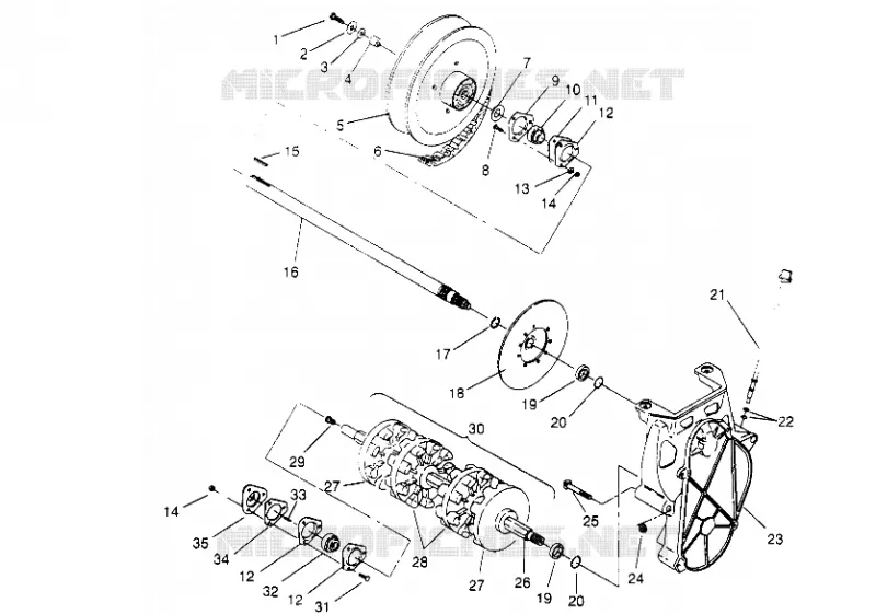 ANTRIEB ASSEMBLY  RXL 0956768 (4930783078B009)