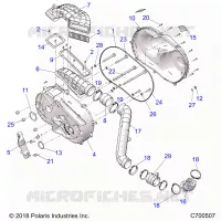 ANTRIEB, CLUTCH COVER AND DUCTING