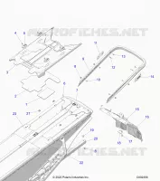 STOSSSTANGE, REAR, CLOSEOFF, TUNNEL COVER