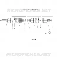 DRIVE TRAIN, GETRIEBE VORNE SHAFT