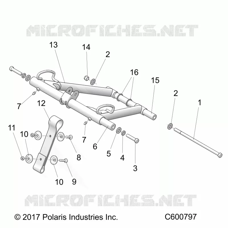 SUSPENSION, FRONT DREHMOMENTARM