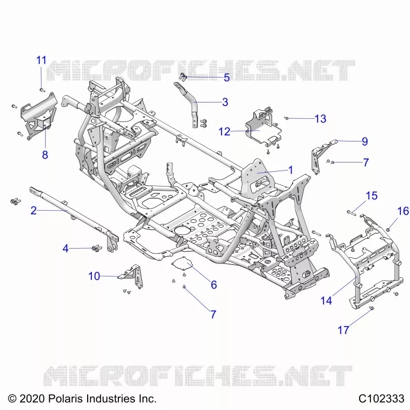 CHASSIS, MAIN RAHMEN