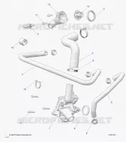 MOTOR, WATERPUMP AND BYPASS
