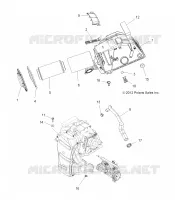 MOTOR, LUFTEINLASS