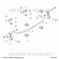 SUSPENSION, STABILISATORSTANGE, FRONT