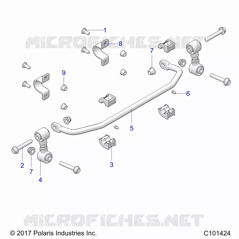 SUSPENSION, STABILISATORSTANGE, FRONT