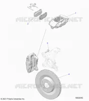 BRAKES, BREMSZANGE VORNE