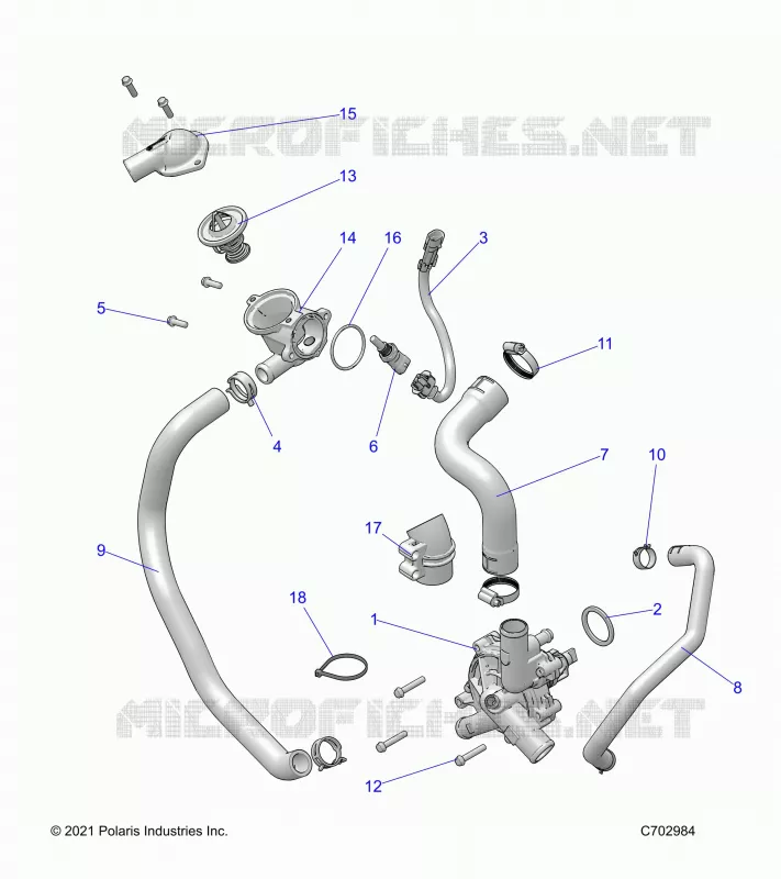 MOTOR, WATERPUMP AND BYPASS
