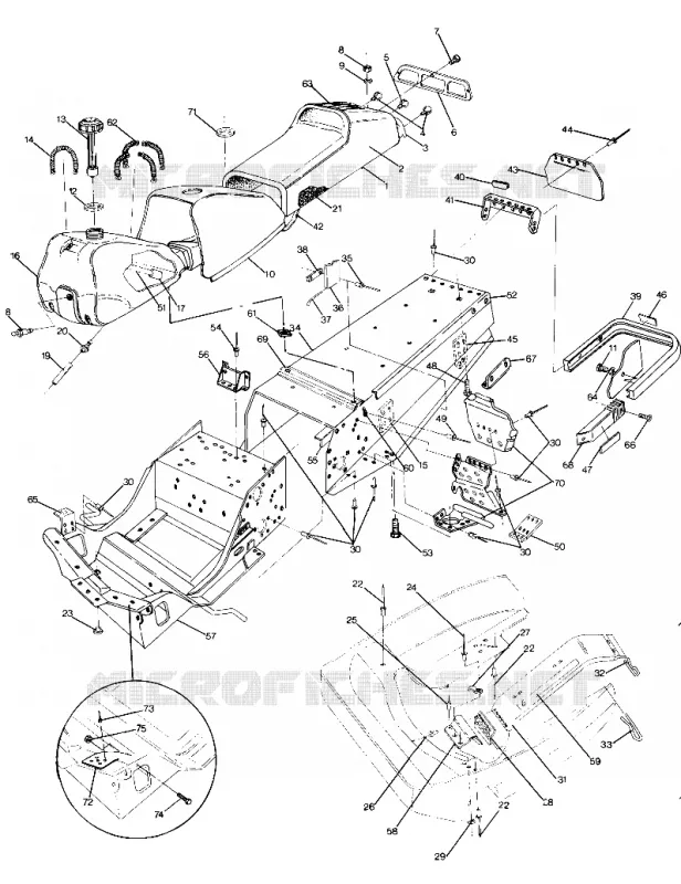 CHASSIS AND SITZ TRAIL (4919281928001A)