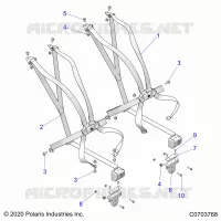 SITZ BELT MOUNTING, PREMIUM/DELUXE
