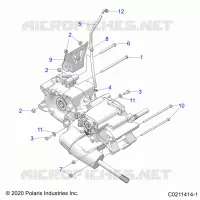 ANTRIEB, MAIN GEARCASE MOUNTING