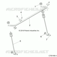 FRONT SUSPENSION, STABILIZER BAR