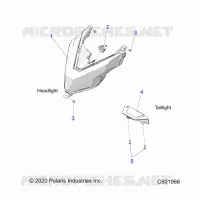 ELEKTRIC, HEADLIGHT AND TAILLIGHT