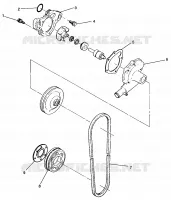 WASSERPUMPE 440 XCR SP 0961760 (4931583158C009)