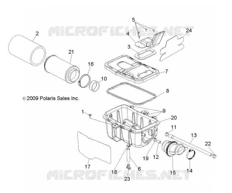 MOTOR, LUFTEINLASS SYSTEM