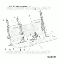 SITZ BELT AND MOUNTING